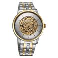 Titan Golden Heart Skeletal Automatic Analog with Silver Dial Dual-Tone Stainless Steel Strap Watch for Men - image number 2