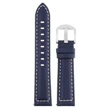 20 mm Blue Genuine Leather Straps for Men