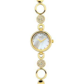 Titan Raga Mother of Pearl Dial Women Watch With Metal Strap