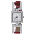 Titan Quartz Analog White Dial Leather Strap Watch for Women - image number 0