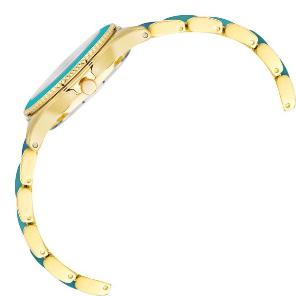 Anne Klein Quartz Analog Teal Dial Teal Metal Strap Watch For Women - image number 1