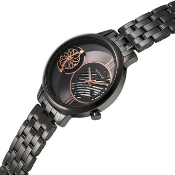 Sonata Unveil Quartz Analog Grey Dial Metal Strap Watch for Women