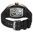 Kenneth Cole Automatic Black Dial Silicone Strap Watch For Men - Limited Edition - image number 4