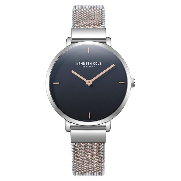 Kenneth Cole Quartz Analog Black Dial Stainless Steel Strap Watch for Women - image number 0