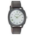 Sonata Quartz Analog Blue Dial Leather Strap Watch for Men
