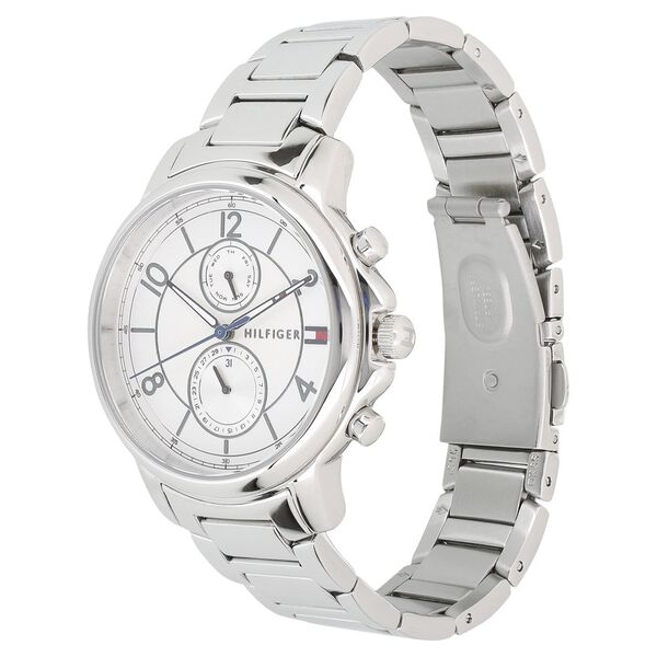 Tommy Hilfiger Quartz Multifunction Silver Dial Metal Strap Watch for Women - image number 1