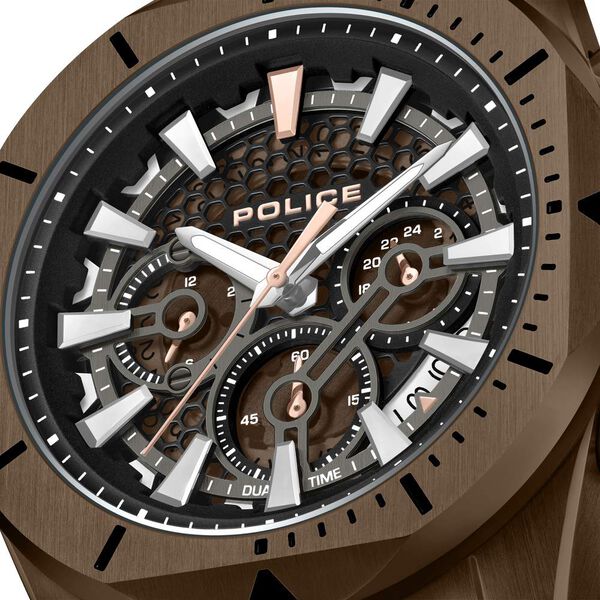 Police Men's Electrical KL Rahul Edition Leather Strap Watch - image number 3