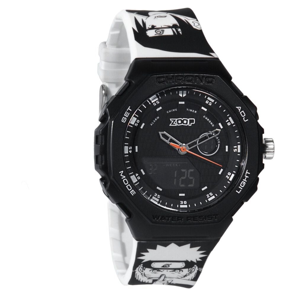 ★　satooo　★ Buy Online Zoop Naruto Ana-Digi Watch with Black Case and Black