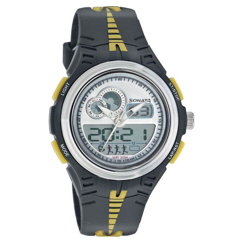 Sonata Digital Dial Strap Watch for Men