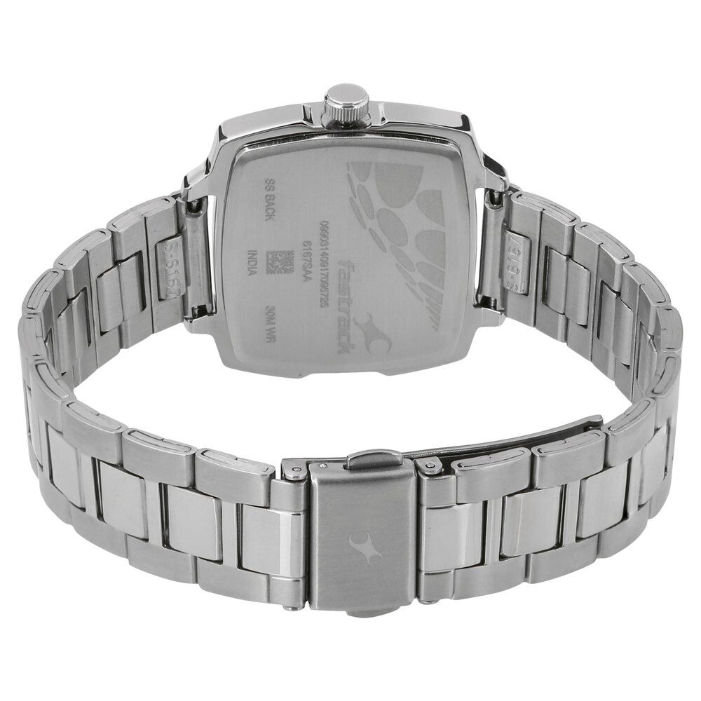 Fastrack watch stainless steel back outlet