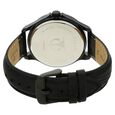 Titan Globe Trotter Black Dial Dual Time Leather Strap watch for Men - image number 3