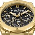Police Quartz Multifunction Black Dial Golden Colour Stainless Steel Strap Watch For Men - image number 3