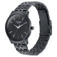 Sonata Poze Quartz Analog Black Round Dial Black Stainless Steel Strap Watch For Men - image number 3