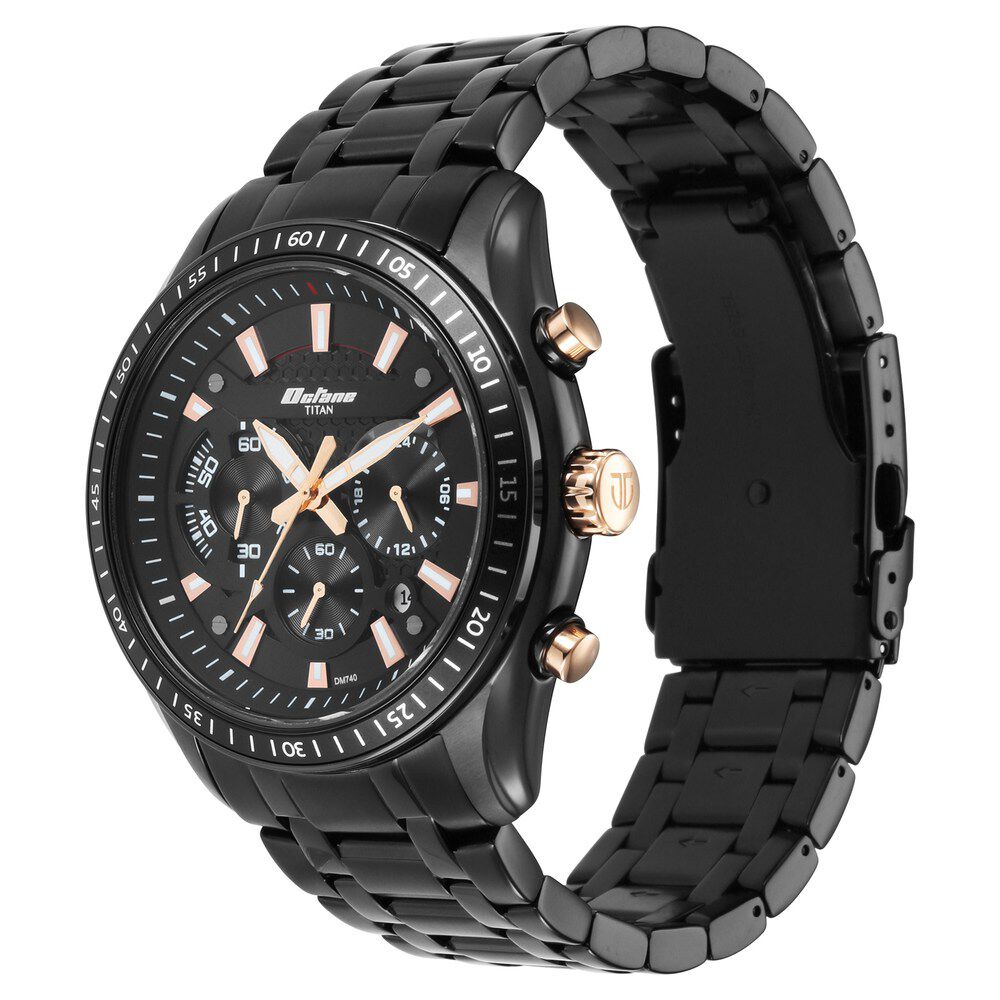 Titan octane black dial hot sale