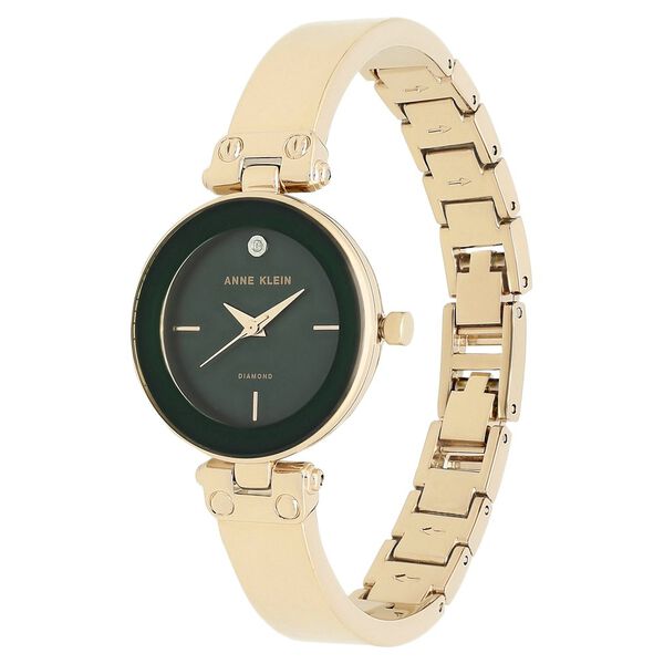 Anne Klein Quartz Analog Green Dial Metal Strap Watch for Women - image number 2
