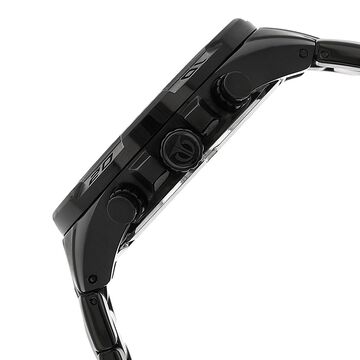 Titan Quartz Chronograph Black Dial Stainless Steel Strap Watch for Men