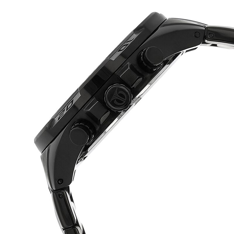 Titan Quartz Chronograph Black Dial Stainless Steel Strap Watch for Men - image number 2