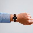 Xylys Swiss Analog Leather Strap Black Dial Watch for Men - image number 6