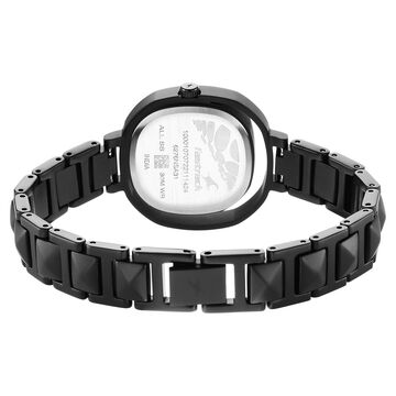 Fastrack Opulence Quartz Analog Black Dial Metal Strap Watch for Girls