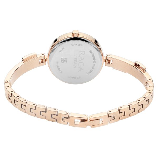 Titan Raga Viva Mother of Pearl Dial Women Watch With Metal Strap - image number 4