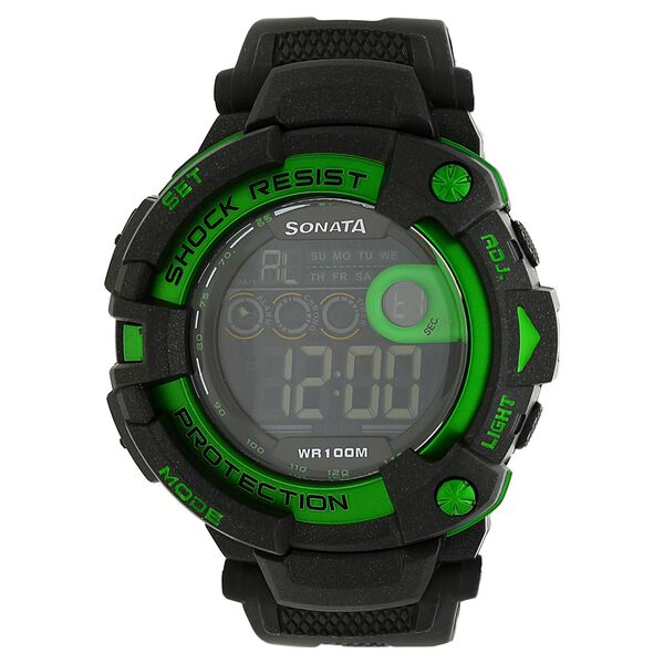 SF Digital Dial Plastic Strap Watch for Men - image number 0