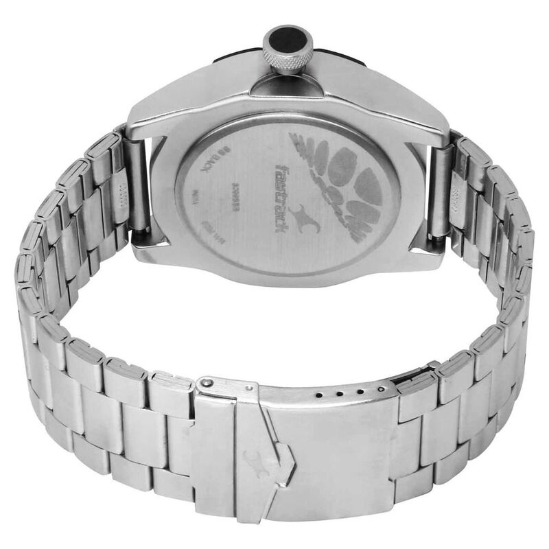 Fastrack Quartz Analog Black Dial Stainless Steel Strap Watch for Guys - image number 2