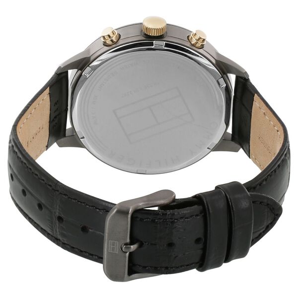 Tommy Hilfiger Quartz Analog Grey Dial Leather Strap Watch for Men - image number 3