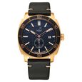 Xylys Quartz Analog Black Dial Black Leather Strap Watch For Men - image number 1