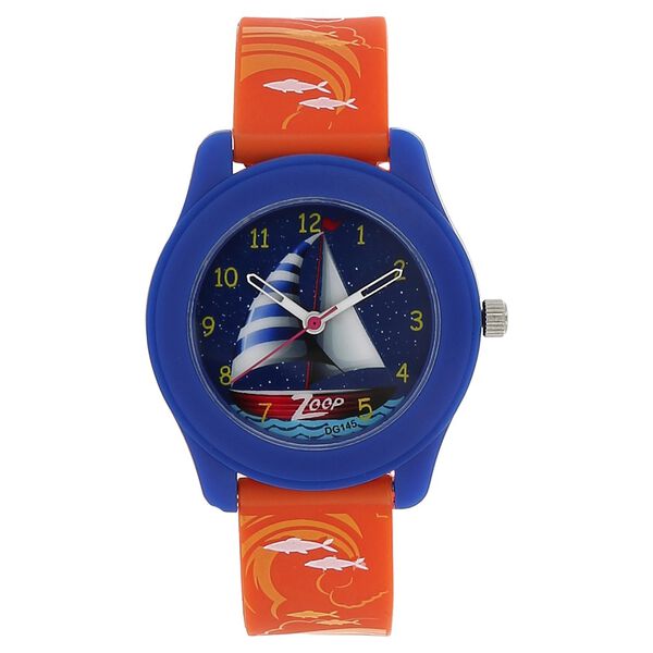 Zoop By Titan Quartz Analog Blue Dial PU Strap Watch for Kids - image number 0