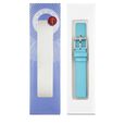 16 mm Blue Genuine Leather Strap for Women - image number 7