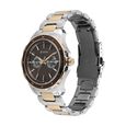 Titan Regalia Opulent Two-Eye Multifunction Brown Panda Dial Rose Gold And Steel Bimetal Strap Watch For Men - image number 2