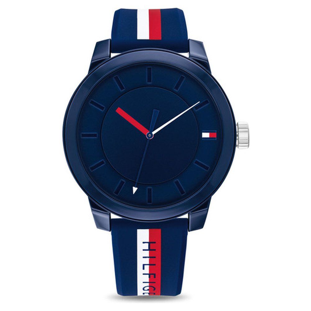 Buy Online Tommy Hilfiger Quartz Analog Blue Dial Watch for Men nsth1791746 Titan