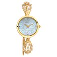 Titan Nebula Ashvi 18k Gold Analog with Princess-cut Diamond Bracelet Watch for Women - image number 0