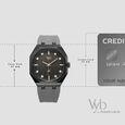Vyb Rebel By Fastrack Quartz Analog Black Dial Grey Silicone Strap Watch For Guys - image number 3
