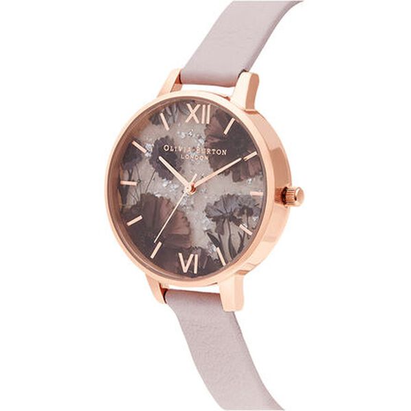 Olivia Burton Quartz Analog Multicoloured Dial Leather Strap Watch for Women - image number 1