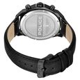 Police Quartz Multifunction Green Dial Black Leather Strap Watch For Men - image number 3
