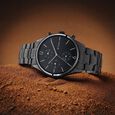 Titan Workwear Multifunction Black Dial Black Metal Strap Watch For Men - image number 0