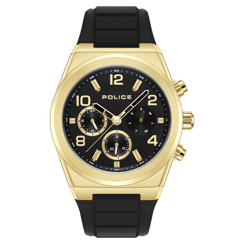 Police Multifunction Black Dial Watch for Men - image number 0
