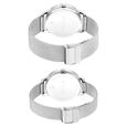 Titan Quartz Analog White Dial Stainless Steel Strap Watch for Couple - image number 4