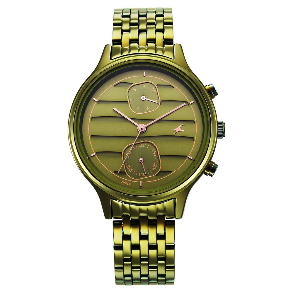 Fastrack green watch discount