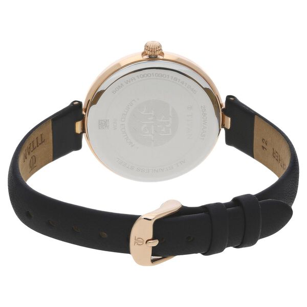Titan Forever Kolkata Mother of Pearl Dial Analog Leather Strap watch for Women - image number 3