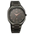 Vyb Horizon By Fastrack Quartz Analog Grey Dial Grey Stainless Steel Strap Watch For Guys - image number 2
