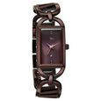 Vyb Striker By Fastrack Quartz Analog Brown Dial Brown Metal Strap Watch For Girls - image number 1