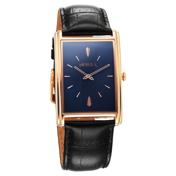 Titan Nebula Art Deco 18k Pink Gold Analog Watch for Men  - image number 0