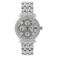 Titan Quartz Analog with Day and Date Black Dial Stainless Steel Strap Watch for Women