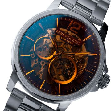 Kenneth Cole Maroon Dial Automatic Watch for Men