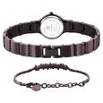 Titan Raga Glimmers Quartz Analog Rose Gold Dial Brown Metal Strap Watch For Women - image number 5