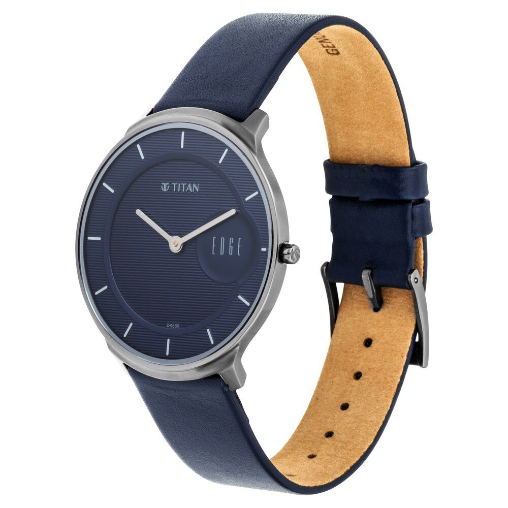 Titan edge hotsell blue watch