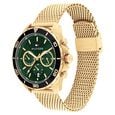Tommy Hilfiger Quartz Multifunction Green Stainless Steel Strap for Men - image number 1