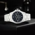 Titan Blue Dial Quartz Multifunction Stainless Steel Strap watch for Men - image number 0